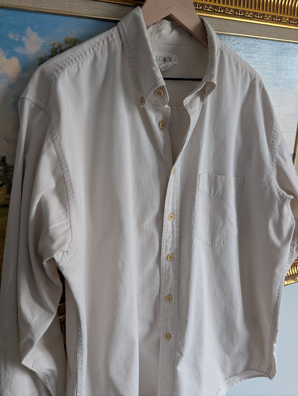 J. Crew Off-White Button-Down Shirt